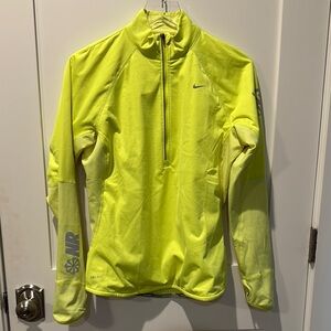 Nike Women's Neon Yellow Athletic Jacket